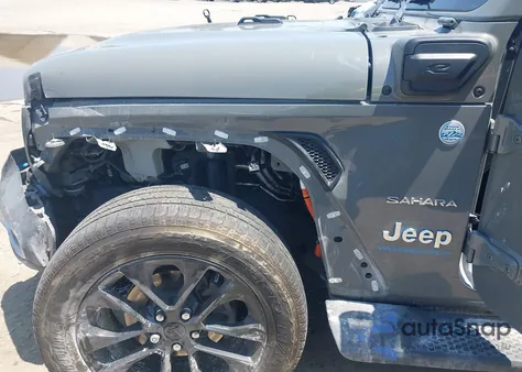 2023 Jeep Wrangler 4Xe Sahara 4X4 from USA, damaged, VIN 1C4JJXP63PW524366